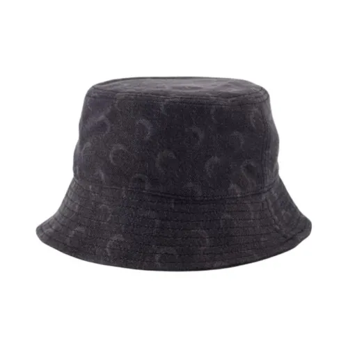 Marine Serre 100% хлопок Шляпы ведра Женские Синий