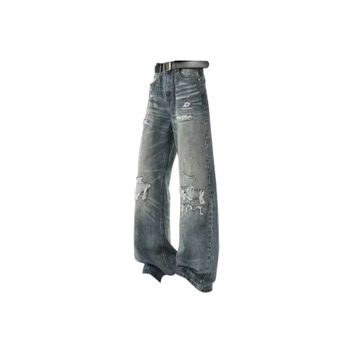DAREASY Blue Unisex Jeans DAREASY Синий Унисекс Джинсы
