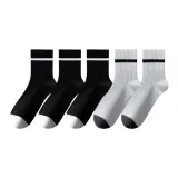 [5 пар] 3 черных + 2 серых