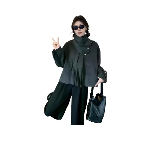 Gentle Welcome Серый Женский Пальто