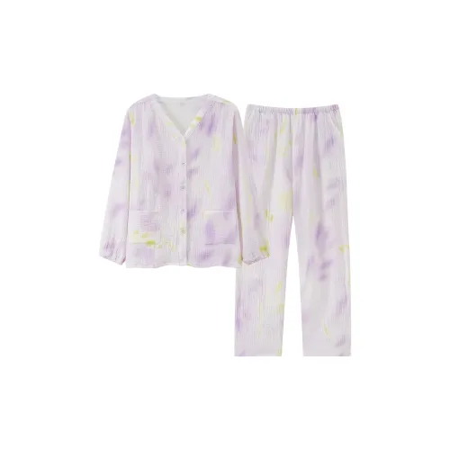 FENTENGCARE Фиолетовый Женские Пижамные Комплекты