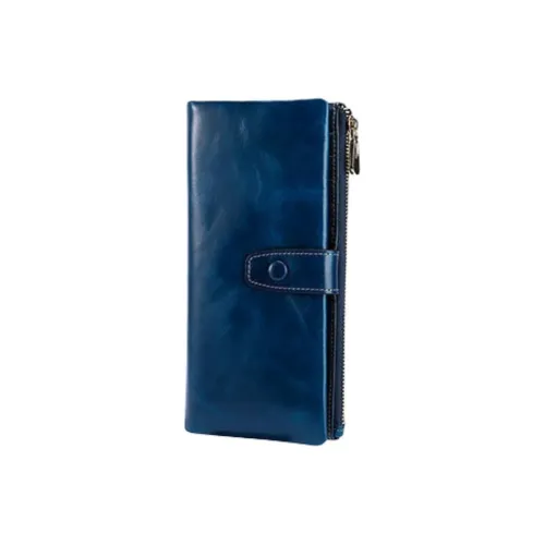 QIAJIAN Кошелек из лаковой коровьей кожи женский многоцветный