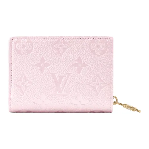 LOUIS VUITTON Monogram Empreinte Коровья кожа Кошелек Женские Розовый