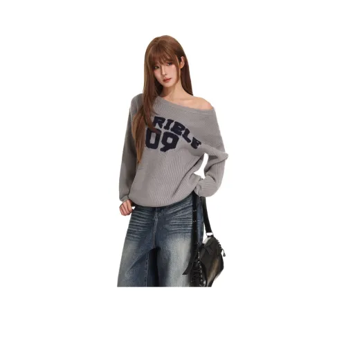 Dippanis Серый Женский Трикотаж