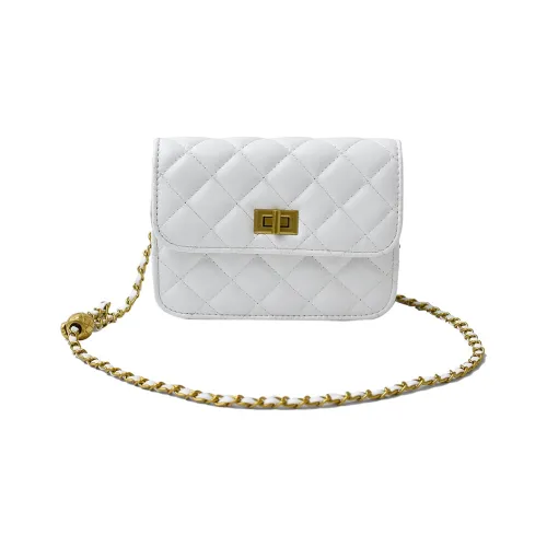 Chinllo ПУ (полиуретан) Сумка через плечо Стандартная Белый Золото Белый Серебристый Черный Золото Черный Серебристый