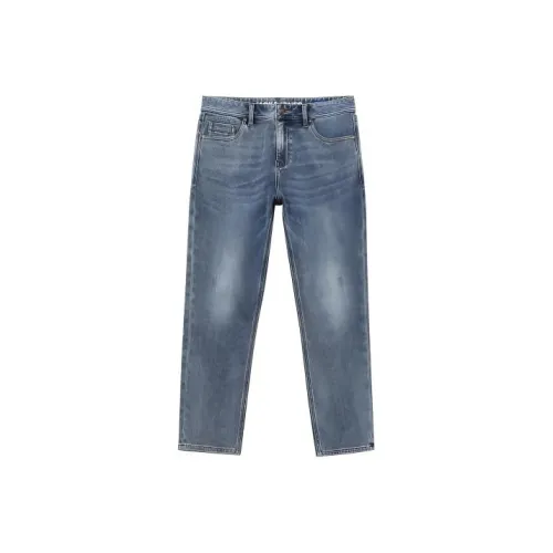 JACK JONES E42 Medium Denim Blue Men's Jeans JACK JONES E42 Средний деним синий мужской джинсы