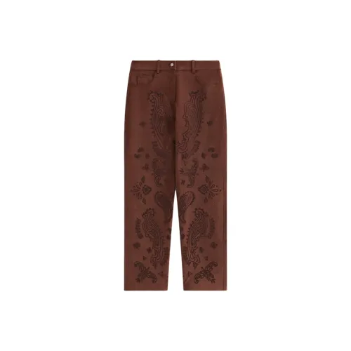 KITH FW25 Женские брюки Miren с пейсли повседневные брюки для женщин