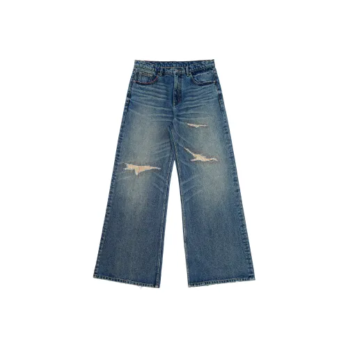 FDMWAVE Синий Мужской Джинсы