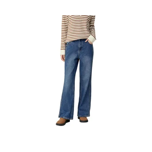 EICHITOO Джинсовый синий Женские джинсы