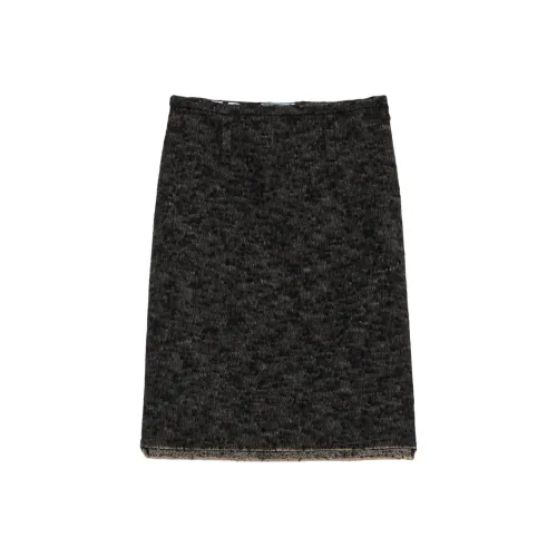 PRADA Fw25 Повседневный Длинный Юбка Женские