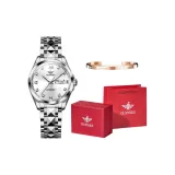 Стальной браслет, натуральный белый