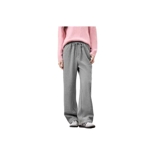 EICHITOO Medium Gray Women's Casual Pants EICHITOO Средне-серые женские повседневные штаны