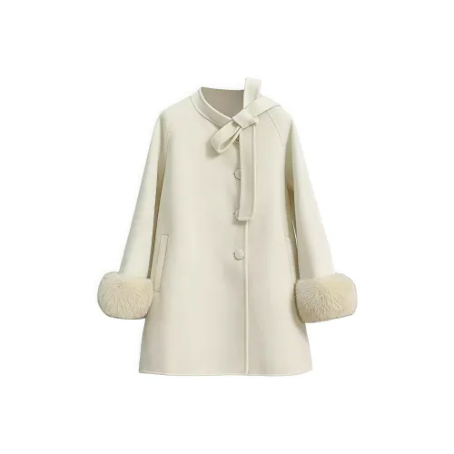 KYKW Экрю Женское Пальто