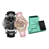 MF0479G-MF0486L Серебристый Розовый корпус Черно-розовый Ремешок