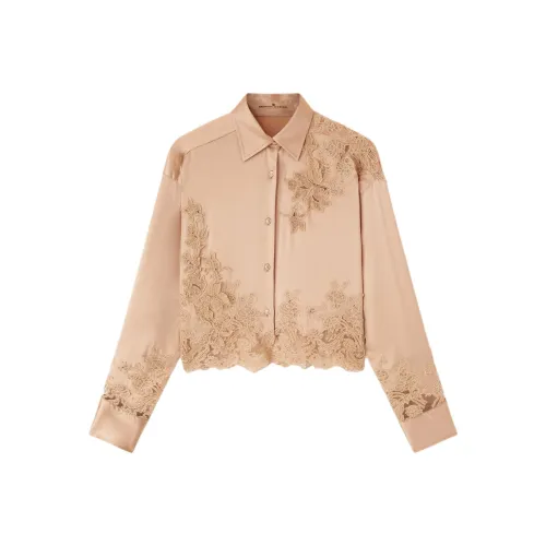 ERMANNO SCERVINO Бежевые Женские Рубашки