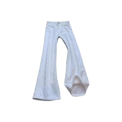 CARE NOTE Белый Унисекс Джинсы