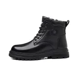 Чёрный (с флисовой подкладкой, увеличивающий высоту)