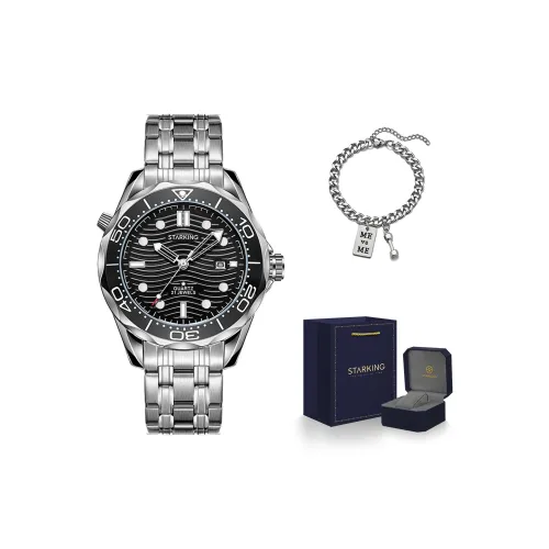 STARKING Seahorse Collection Кварцевый механизм ремешок из нержавеющей стали мужские часы белый циферблат