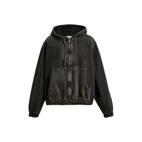 ZARA Серый Мужской Джинсовые Куртки