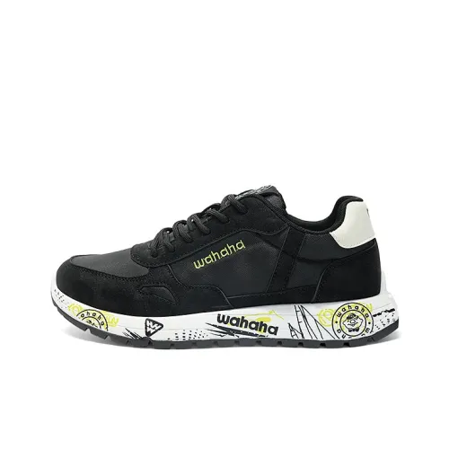 Wahaha Амортизация устойчивость к истиранию легкий дышащий противоскользящий низкий топ повседневная обувь мужская