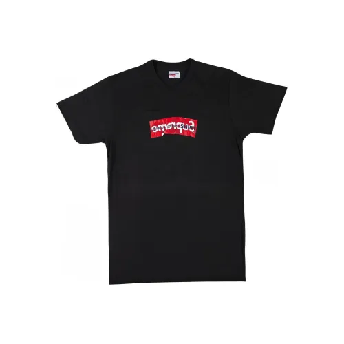 Supreme Co Branded Коллекция Черная Унисекс Футболка