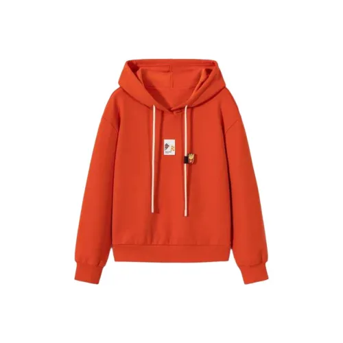 EICHITOO Темно-оранжевый Женский Свитшот