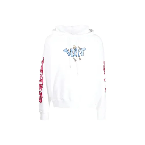 Off Белый Толстовка Мужской Белый