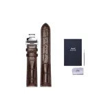 Темно-кофейный, глубокий коричневый, нить, застежка-бабочка (серебряная)