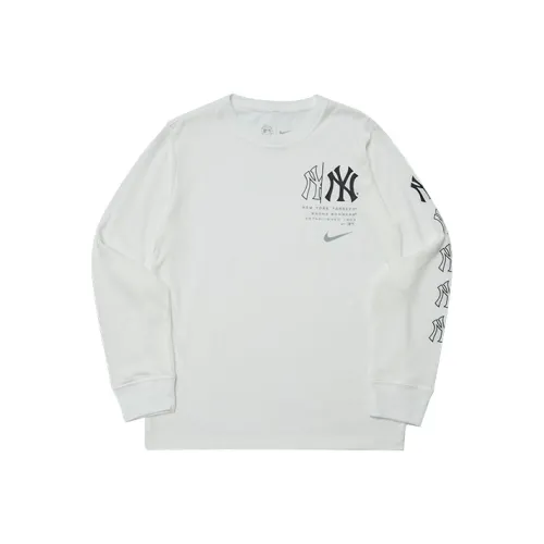 Nike x Mlb Base Logo Свитшот Белый Детский