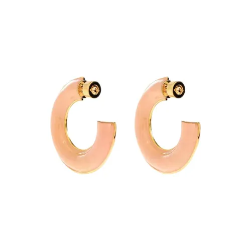 MARNI Серьги из лата Женские Золото Розовый