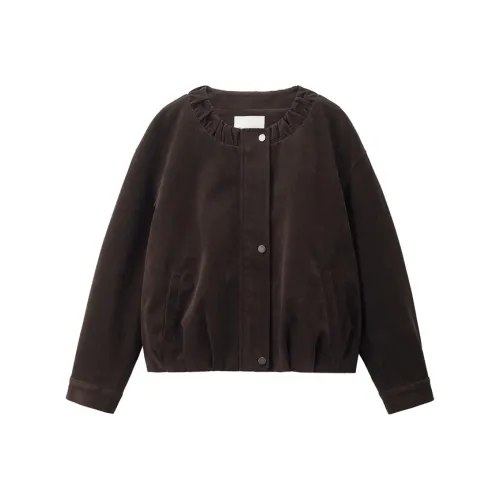 Giordano 08 Кофейный Каштановый Женская Куртка