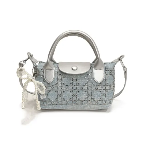 ARTEC ПУ (полиуретан) Сумка через плечо Стандартная Унисекс Серебряный Синий