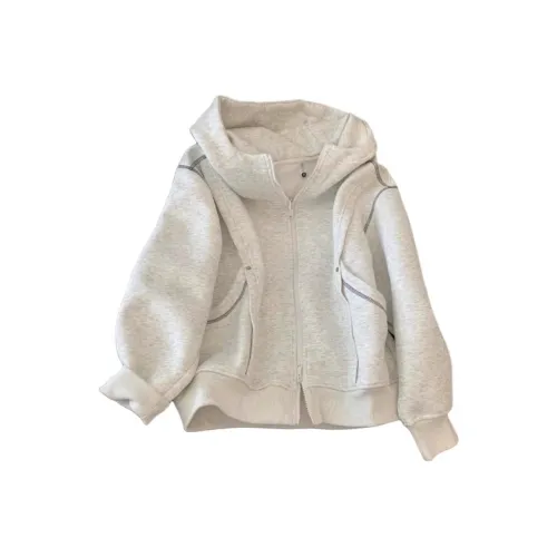 Dippanis Светло-серый Женский Свитшот