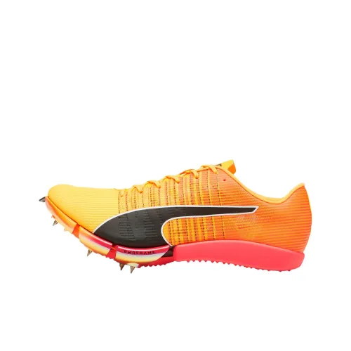 PUMA evoSPEED NAIO Jump Nitro Оранжево-желтая легкая атлетика Унисекс Низкий Топ