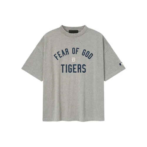 Fear Of God Essentials x MLB Коллаборация FW25 T-рубашка Унисекс