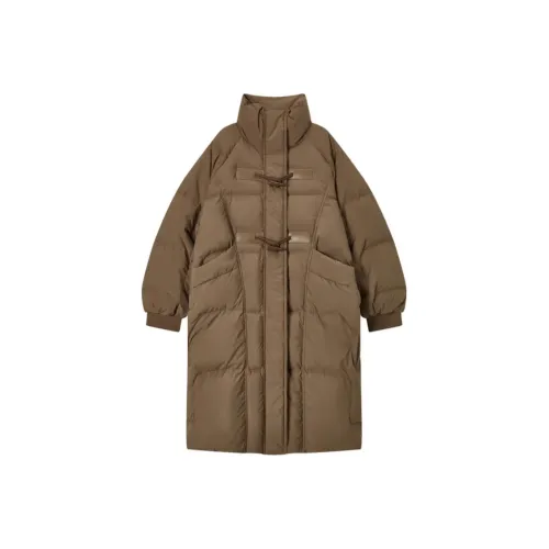 EICHITOO Красный Коричневый Женский Пух