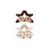 Котенок Звезды Заколки-Крабики 2 шт Ассорти