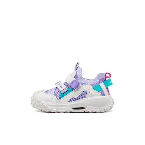 Teenmix Дышащий Легкий Амортизация Низкий Топ Детские Беговые Кроссовки Dreamy Фиолетовый