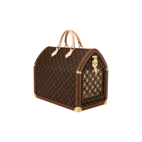 LOUIS VUITTON Speedy Monogram Покрытый холст Сумка Унисекс Коричневый