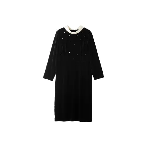 To The West Длинное Платье с Длинными Рукавами Женское