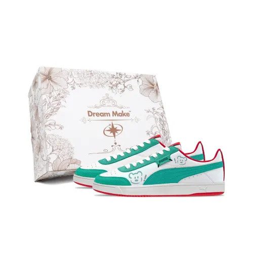 PUMA Court Legend LO Мятный Медвежонок Садовая Коробка Термостойкий Износостойкий Водонепроницаемый Низкий Топ Скейтборд Кроссовки Унисекс Зеленый