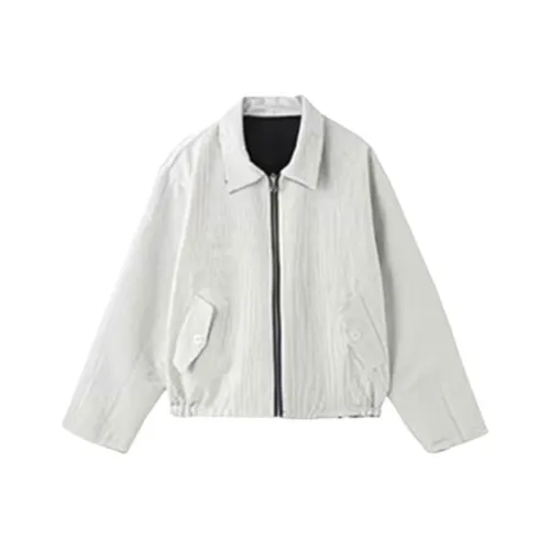 HAPG Отложной воротник Двусторонний Двусторонний Женские Куртки