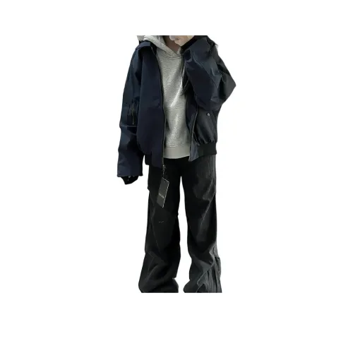 DARK HORSE Темно-синие унисекс куртки