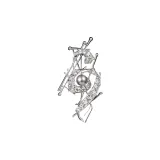 Серебристо-серый, бусина (нота)