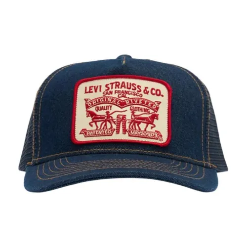 Кепки Levi's унисекс цвет индиго