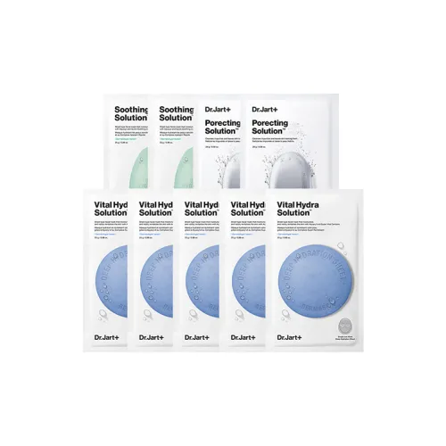 DIJIATING Черный Синий Зеленый Pill Sheet Masks Увлажняющий Очищающий