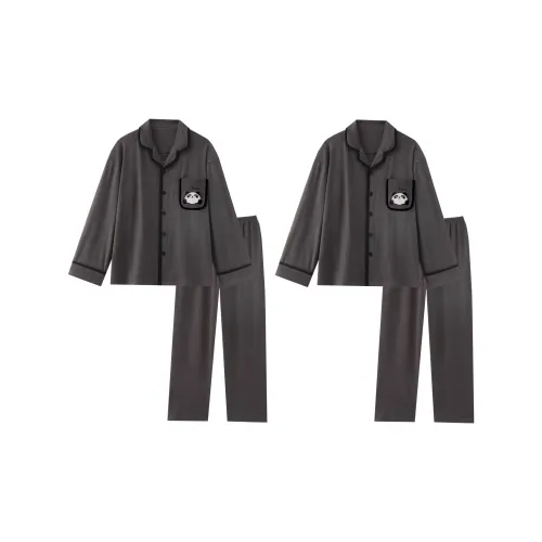 WANANNI Темно-серый Унисекс Пижамные комплекты