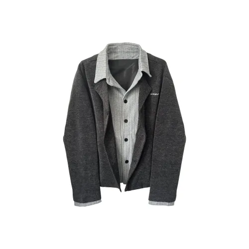 H.V.G.A Темно-серый логотип с принтом унисекс трикотаж