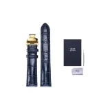 Синий синий, нить-застежка-бабочка (золотой).