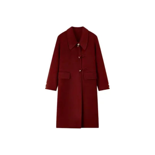 EICHITOO Red Women's Coat EICHITOO Красный Женское Пальто